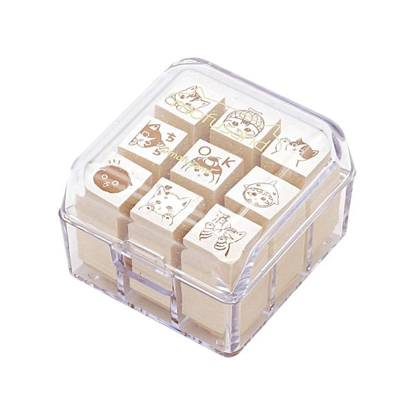 [Limited Edition] Beverly x Mofusand Check Stamp Set with Case