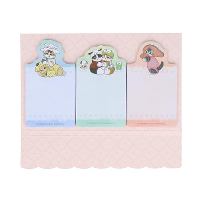 Sun-Star Mofusand x Sanrio Characters Sticky Memo - Orange
