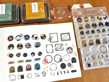 Mojitoe x Sakuralala Clear Stamps - Daily Bits