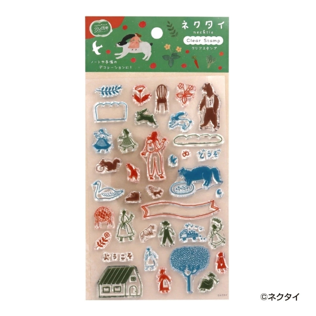 Necktie x Nippan Clear Stamps