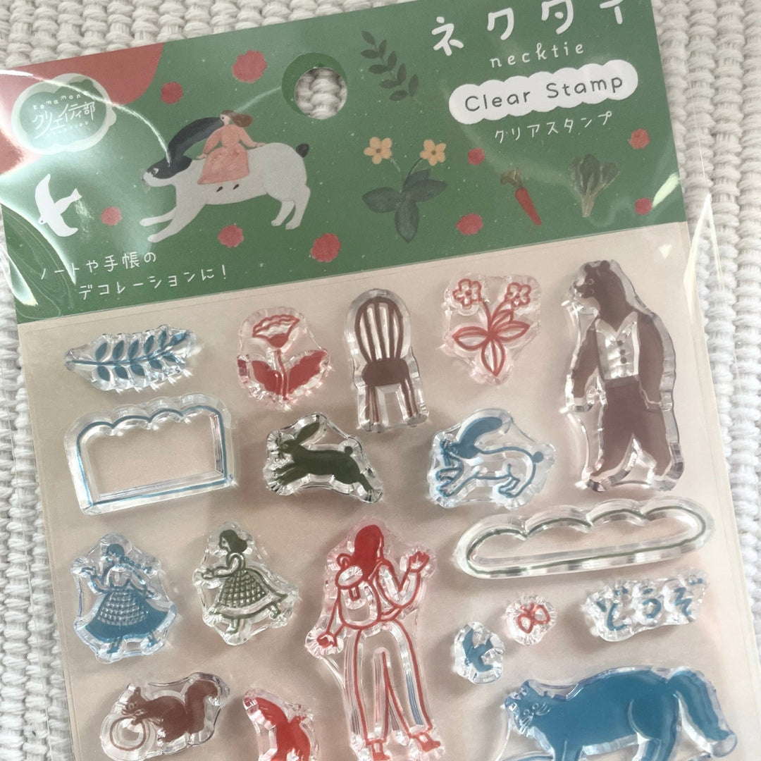 Necktie x Nippan Clear Stamps