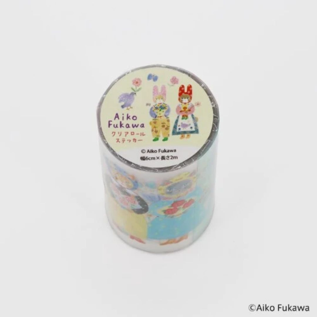 Aiko Fukawa x Nippan Clear Roll Stickers