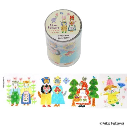 Aiko Fukawa x Nippan Clear Roll Stickers