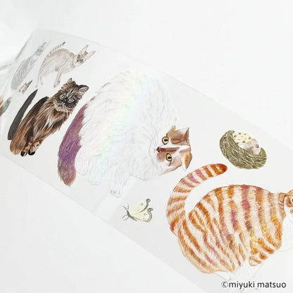 Miyuki Matsuo x Nippan Clear Roll Stickers