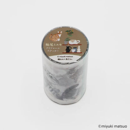Miyuki Matsuo x Nippan Clear Roll Stickers