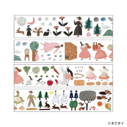 Necktie x Nippan Clear Roll Stickers