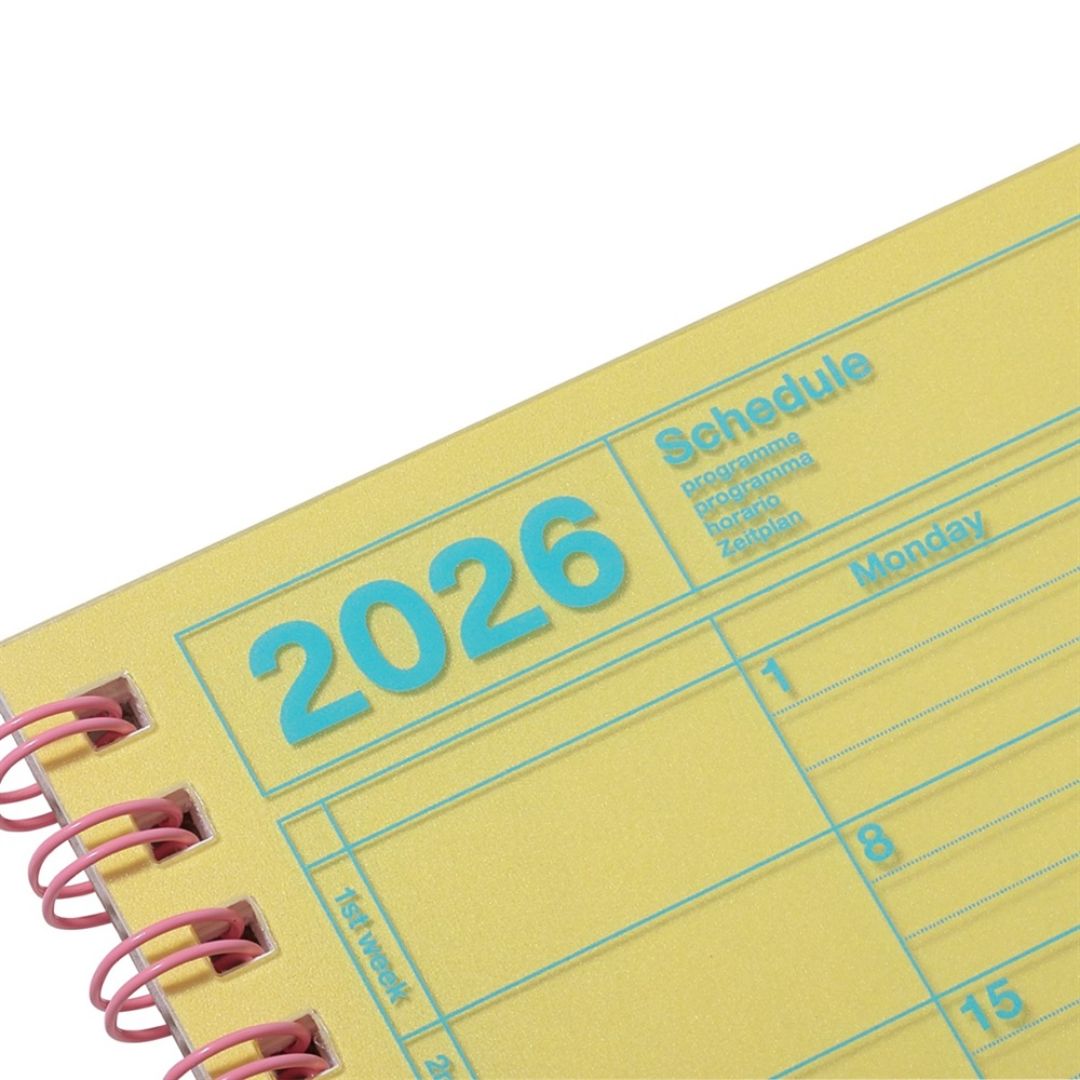 Mark's 2026 Notebook Calendar - XS | Vertical | Monthly Block