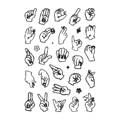 Sakuralala x Office Hana Clear Stamps - International Signs