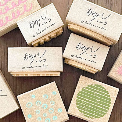 Kodomo No Kao Omekashi Stamp - Small Circles