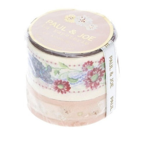 Mark's x Paul & Joe La Papeterie Washi Tape (Set of 2) -  Scarf Motif & Chrysanthemum Label