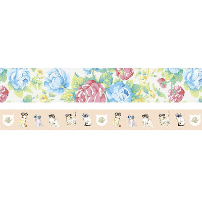 Mark's x Paul & Joe La Papeterie Washi Tape (Set of 2) -  English Garden & Gatti Sunglasses