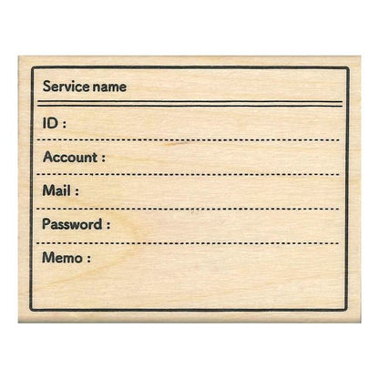 Kodomo No Kao Bullet Journal Stamp Vol.2 - Password