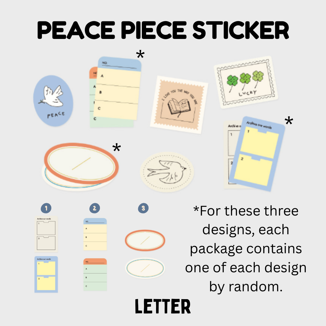 Gongjang Peace Piece Stickers