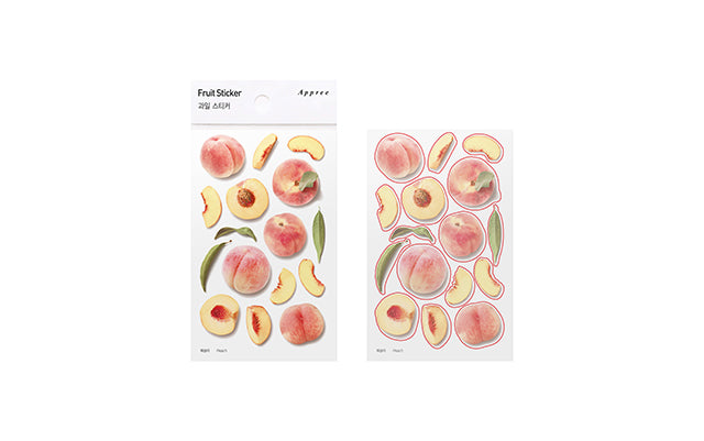 Appree Fruit Sticker - Peach
