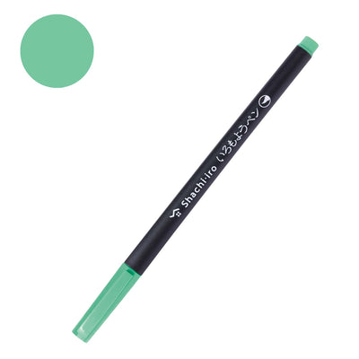 Shachihata Iromoyo Water-Based Colour Brush Pens - Green Series