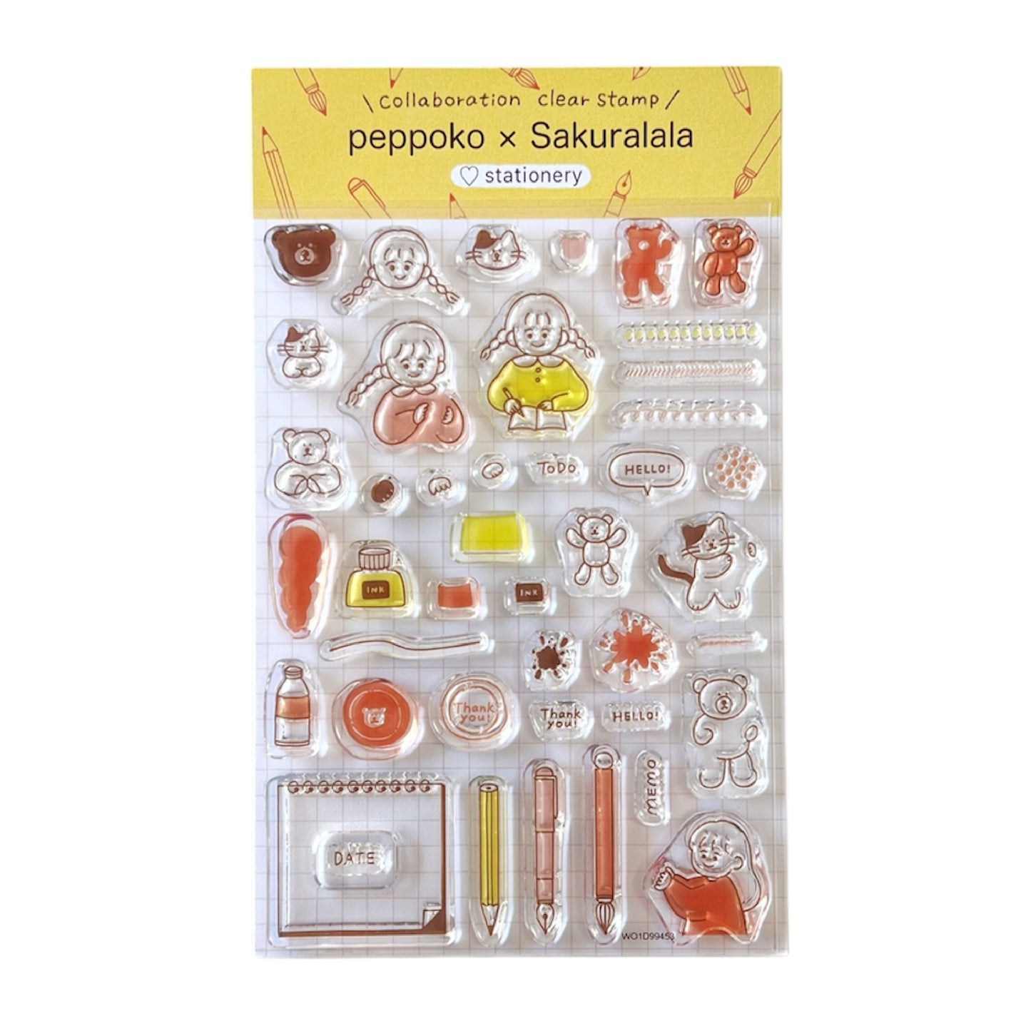Sakuralala x Peppoko Clear Stamps - Stationery