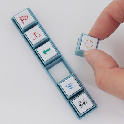 Kodomo No Kao Pochitto Pick! Push Button Stamp - Symbol