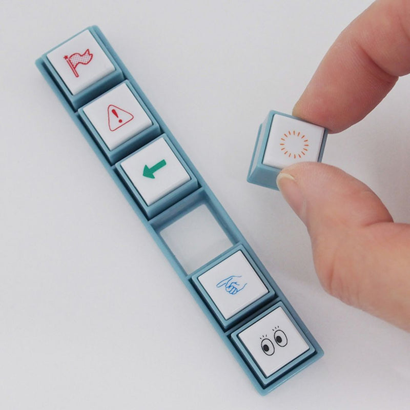Kodomo No Kao Pochitto Pick! Push Button Stamp - Symbol