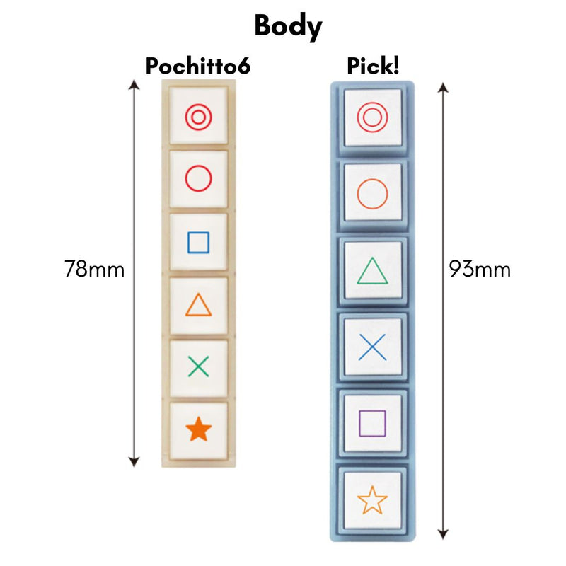 Kodomo No Kao Pochitto Pick! Push Button Stamp - Symbol