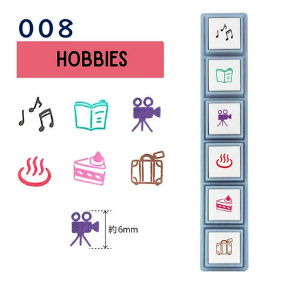 Kodomo No Kao Pochitto Pick! Push Button Stamp - Hobbies