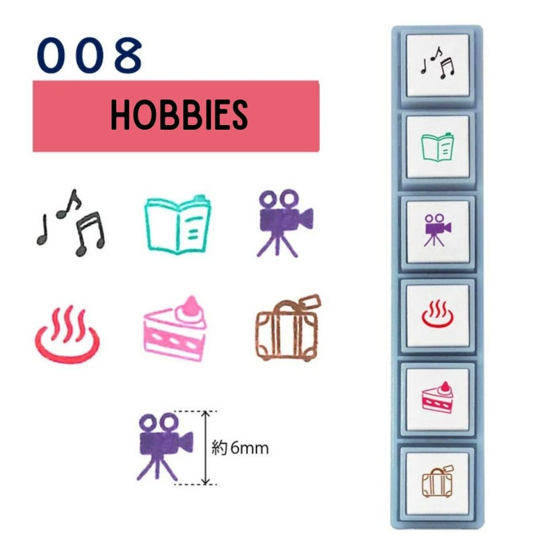 Kodomo No Kao Pochitto Pick! Push Button Stamp - Hobbies