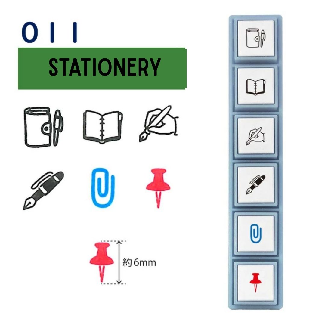 Kodomo No Kao Pochitto Pick! Push Button Stamp - Stationery