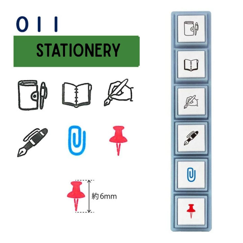 Kodomo No Kao Pochitto Pick! Push Button Stamp - Stationery