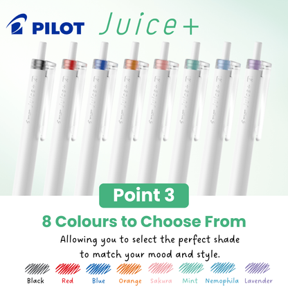 Pilot Juice+ Gel Ballpoint Pens 0.4mm