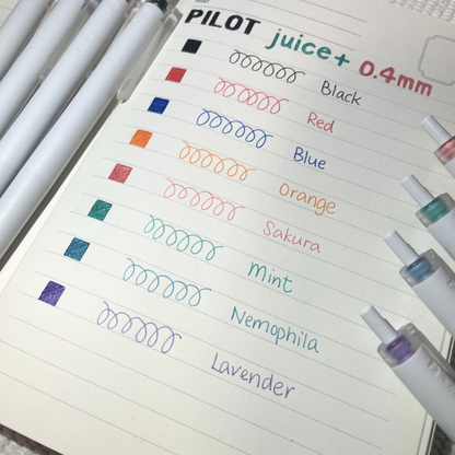 Pilot Juice+ Gel Ballpoint Pens 0.4mm