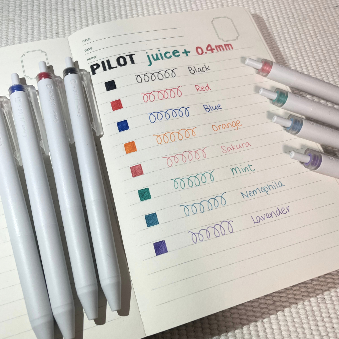 Pilot Juice+ Gel Ballpoint Pens 0.4mm