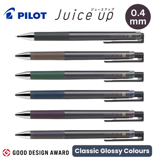 Pilot Juice Up Gel Ballpoint Pens 0.4mm | Classic Glossy Colours