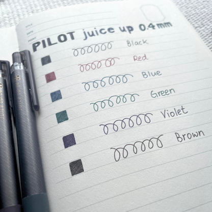 Pilot Juice Up Gel Ballpoint Pens 0.4mm | Classic Glossy Colours