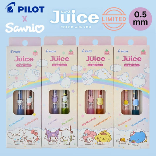 Pilot x Sanrio Juice Gel Ballpoint Pens 0.5mm 2-Colour Set