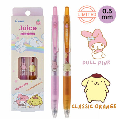 Pilot x Sanrio Juice Gel Ballpoint Pens 0.5mm 2-Colour Set