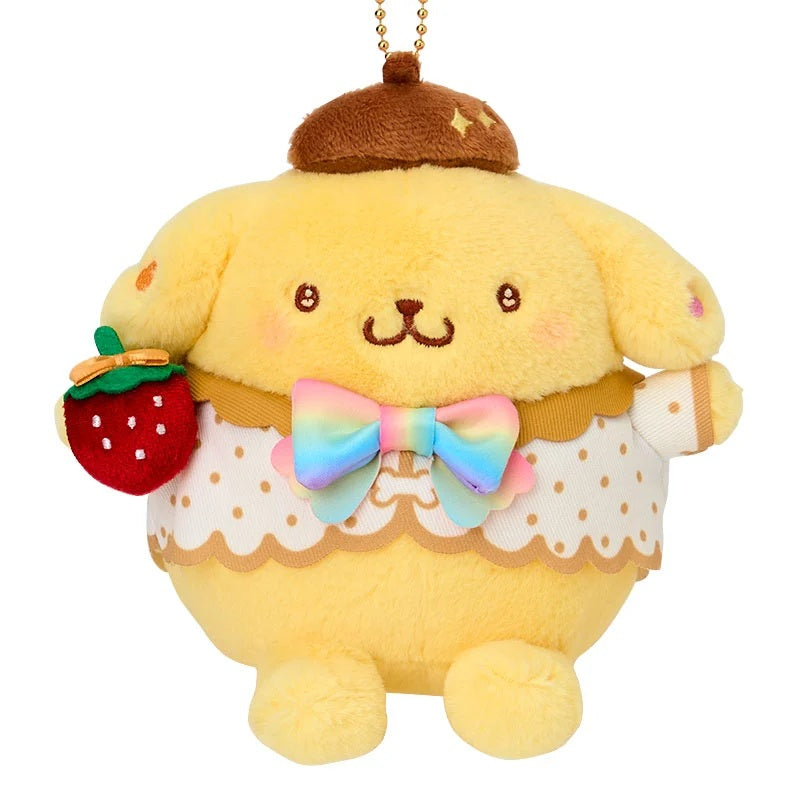 Sanrio x 50th Anniversary Strawberry Newspaper Mascot Holder - Pompompurin