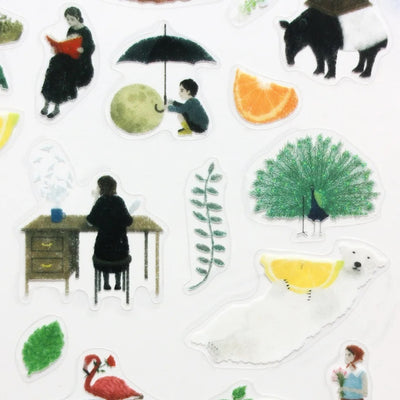 Cozyca Products x Akira Kusaka Clear Sticker - Protagonists II
