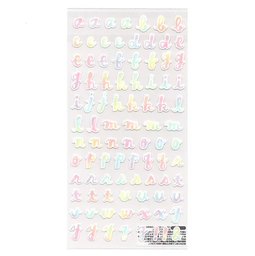 Mind Wave Moji Collection Alphabet Sticker - Rainbow