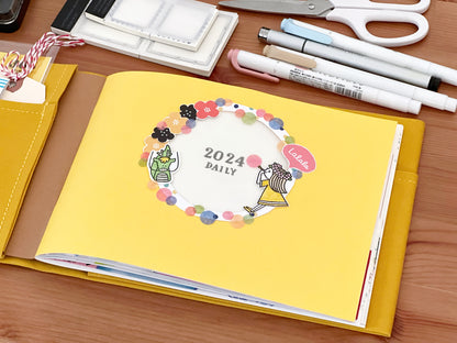 Sakuralala SEVEN Notebook & Cover Starter Set - #10 Yoru (Black)