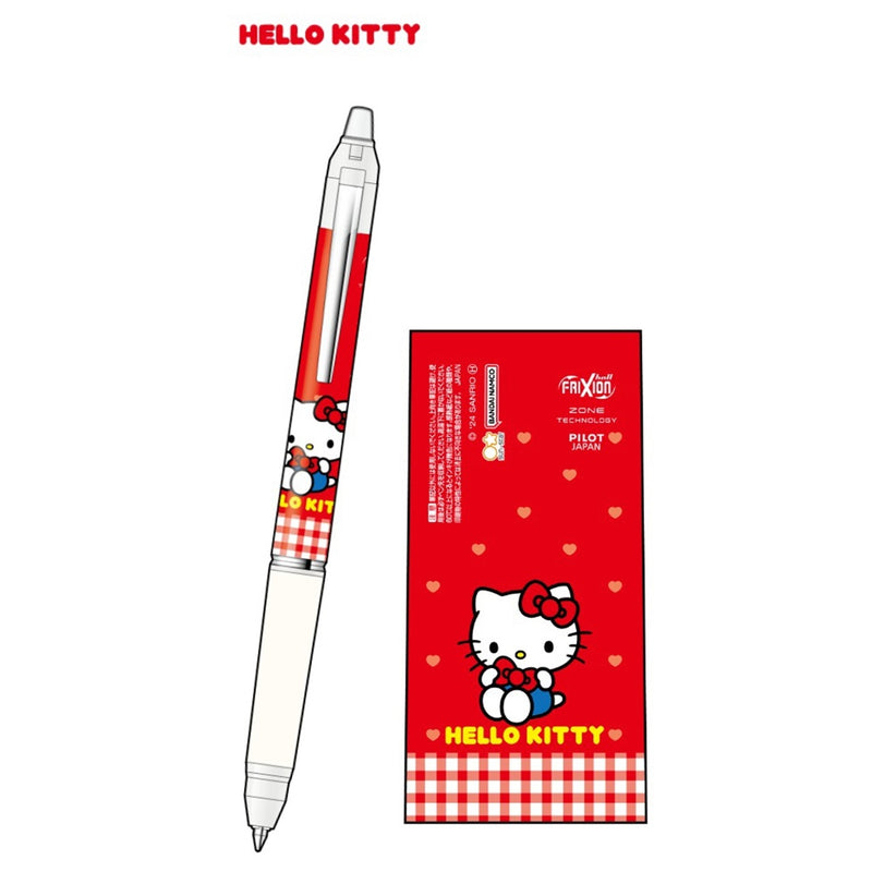 Sanrio x Sun-Star x Pilot FriXion Ball Knock Zone Erasable 0.5mm Ballpoint Pen - Hello Kitty