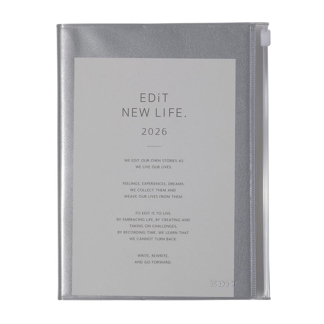 Mark's 2026 Planner Diary - Semi A5 | Weekly + Notes | EDiT Clear Pocket