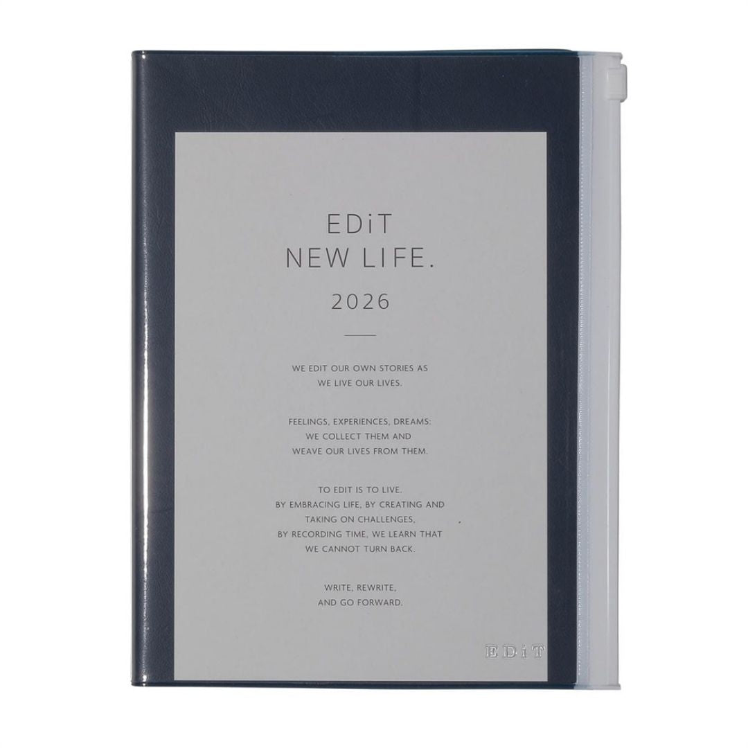 Mark's 2026 Planner Diary - Semi A5 | Weekly + Notes | EDiT Clear Pocket