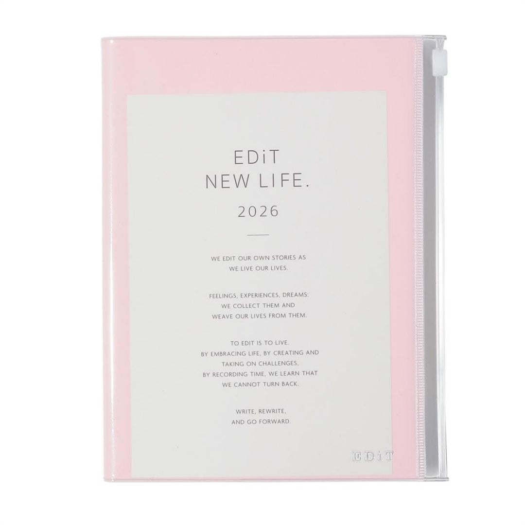 Mark's 2026 Planner Diary - Semi A5 | Weekly + Notes | EDiT Clear Pocket
