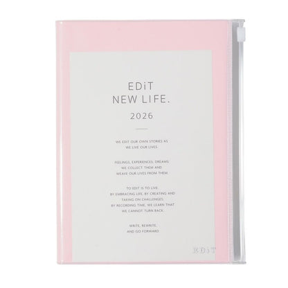 Mark's 2026 Planner Diary - Semi A5 | Weekly + Notes | EDiT Clear Pocket
