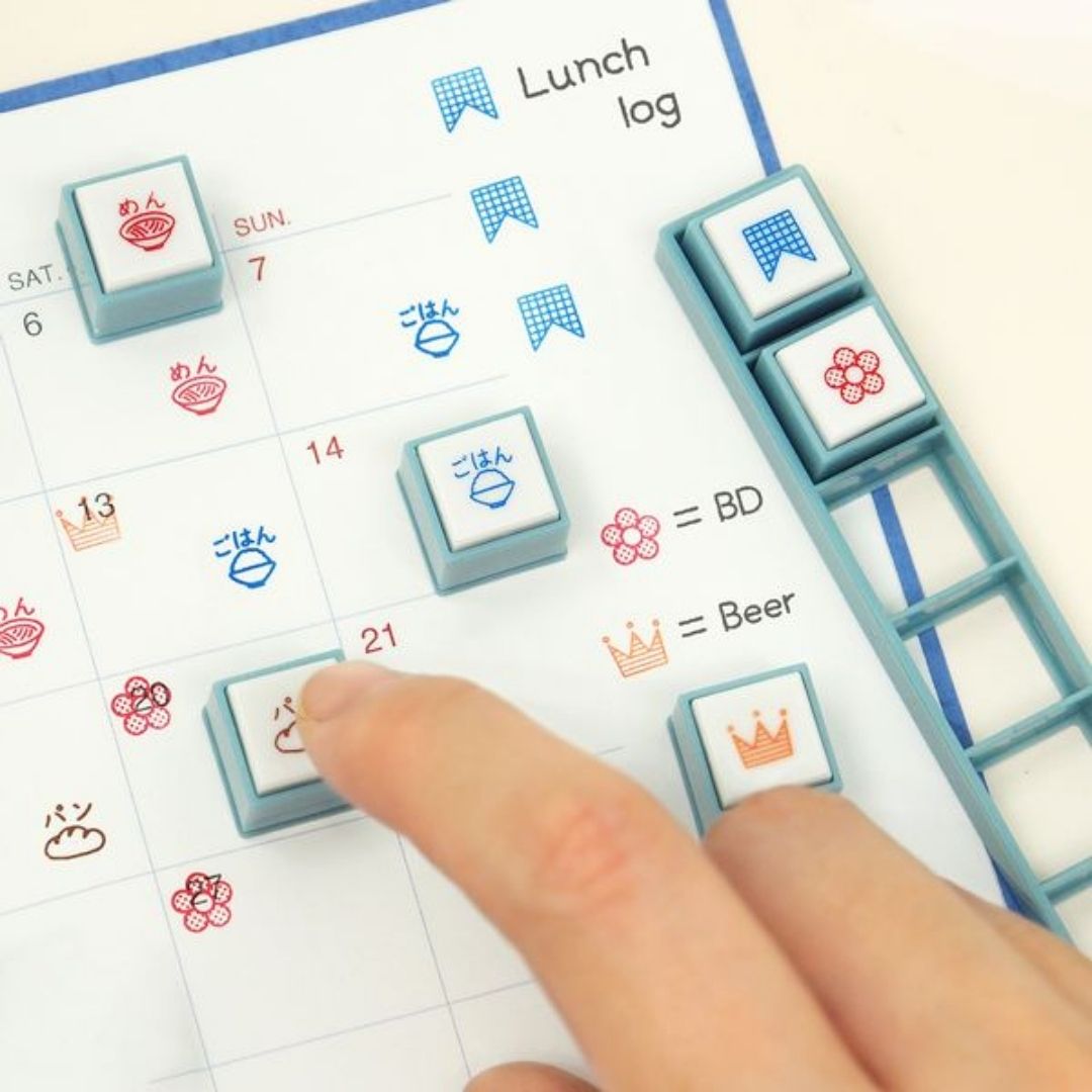 Kodomo No Kao Pochitto Pick! Push Button Stamp - Set of 3 | Schedule