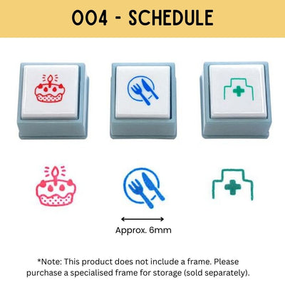 Kodomo No Kao Pochitto Pick! Push Button Stamp - Set of 3 | Schedule