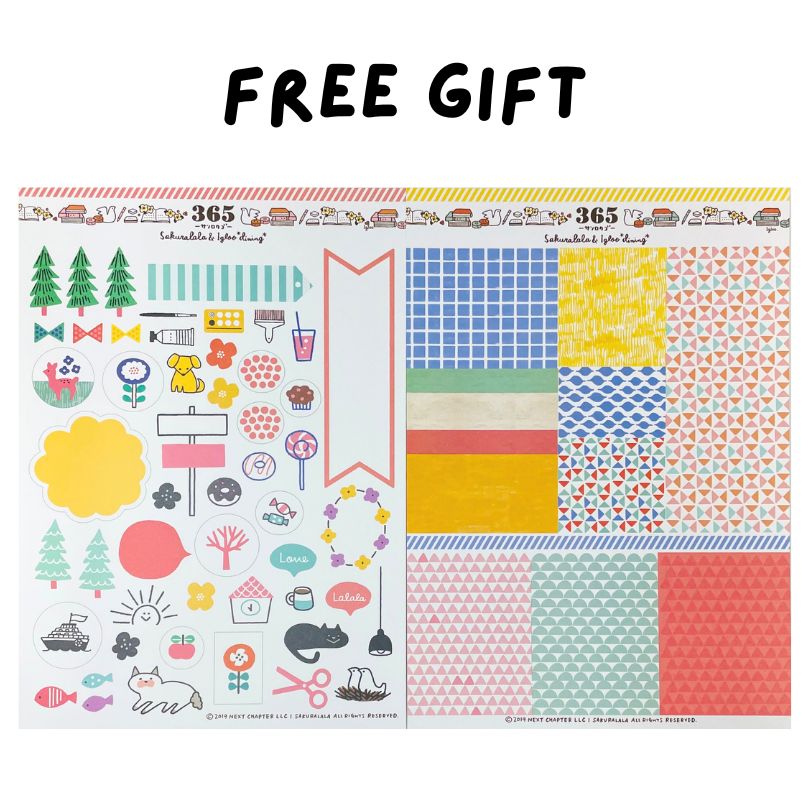 Sakuralala SEVEN Notebook & Cover Starter Set - #10 Yoru (Black)