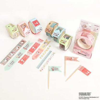 [Limited Edition] Kutsuwa x Snoopy Ribbon Bon 2 Way Washi Tape Cutters