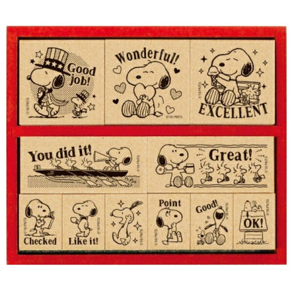 Beverly x Snoopy Wooden Reward Stamp Set