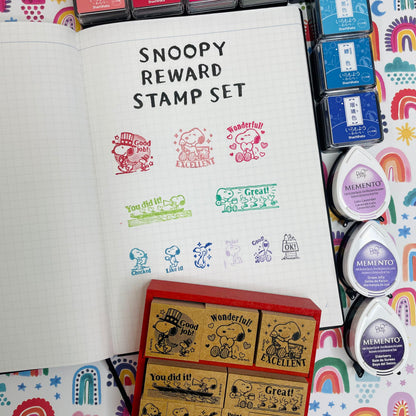 Beverly x Snoopy Wooden Reward Stamp Set