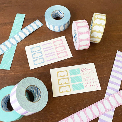 Stamp Marche Labeler Roll Sticker Sample - Dot | Jade